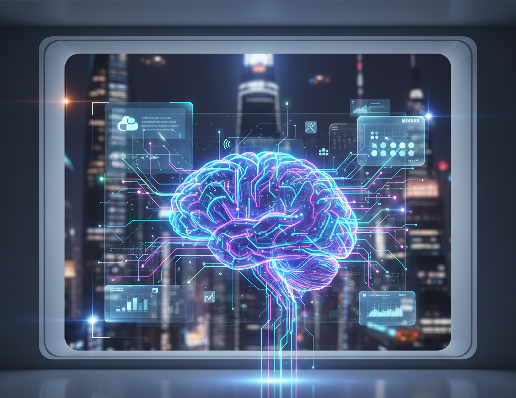 AI-generated website design